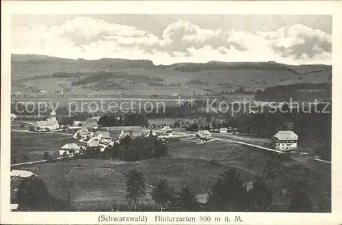 Hinterzarten Panorama Schwarzwald Kat. Hinterzarten