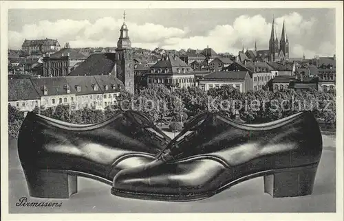 Pirmasens Altstadt Kirche Schuhe Kat. Pirmasens