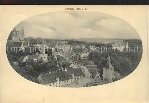 Landsberg Lech Blick ueber die Altstadt Kat. Landsberg am Lech