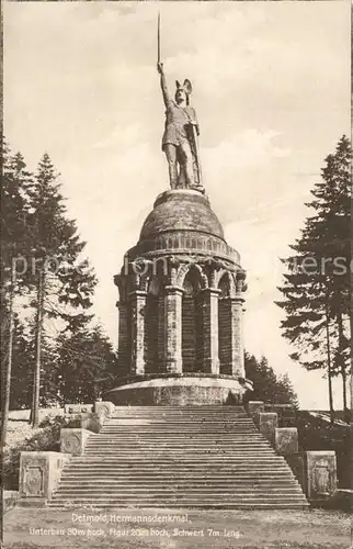 Hermannsdenkmal im Teutoburger Wald Kat. Detmold