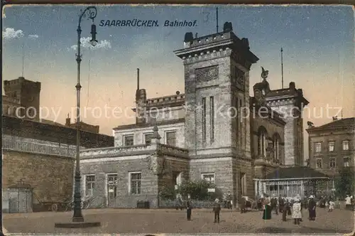 Saarbruecken Bahnhof Kat. Saarbruecken