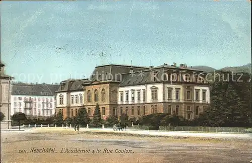 Neuchatel NE Academie Rue Coulon Kat. Neuchatel