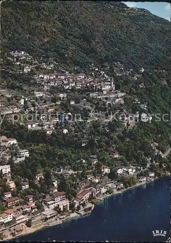 Ronco TI Porto Lago Maggiore veduta aerea Kat. Ronco