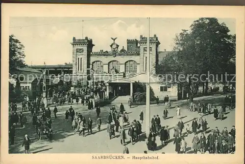 Saarbruecken Hauptbahnhof Kat. Saarbruecken