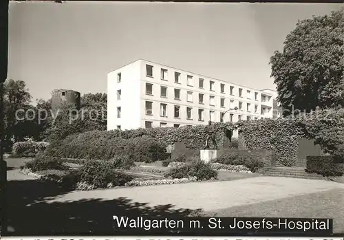 Uerdingen Wallgarten Sankt Josefs Hospital Kat. Krefeld