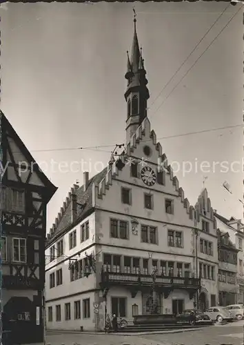 Weinheim Bergstrasse Rathaus Kat. Weinheim