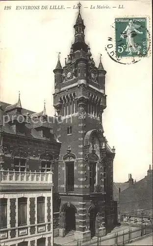 Loos Nord La Mairie Stempel auf AK Kat. Loos