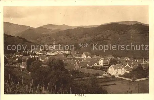 Andlau Panorama Vogesen Kat. Andlau