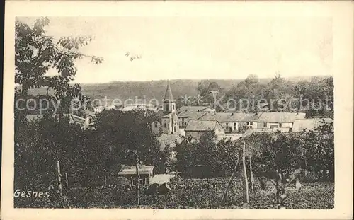 Gesnes Mayenne Vue generale Eglise / Gesnes /Arrond. de Laval