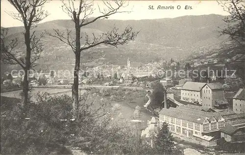 Saint Amarin Haut Rhin Alsace Panorama Vogesen Kat. Saint Amarin