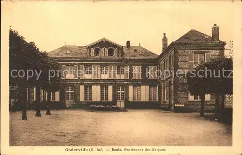 Goderville Ecole Pensionnat des Garcons Kat. Goderville