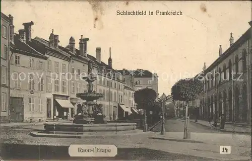 Raon l Etape Vosges Brunnen Schlachtfeld in Frankreich 1. Weltkrieg Grande Guerre Kat. Raon l Etape