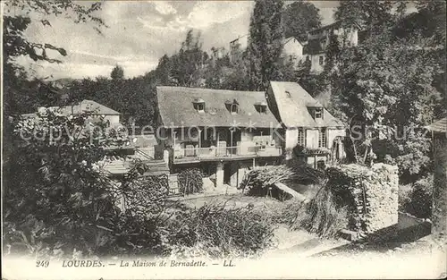 Lourdes Hautes Pyrenees Maison de Bernadette Kat. Lourdes