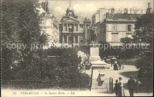 Versailles Yvelines Square Hoche Monument Statue Kat. Versailles