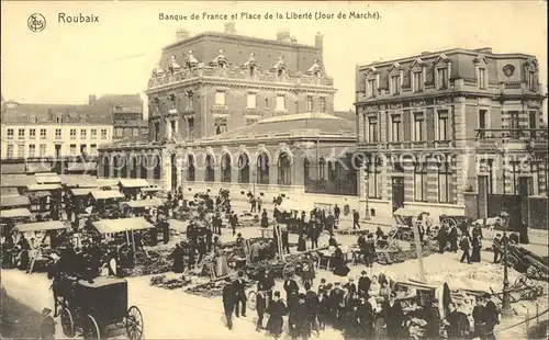 Roubaix Banque de France de la Liberte Jour de Marche Kat. Roubaix