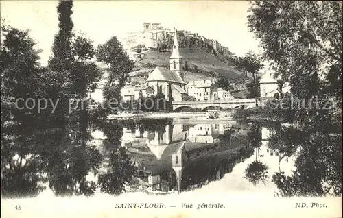 Saint Flour Cantal Vue generale Eglise Kat. Saint Flour