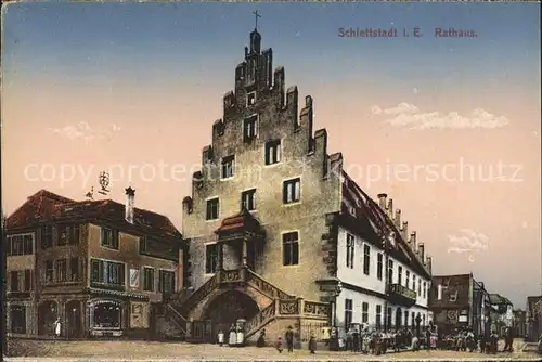 Schlettstadt Rathaus Kat. Selestat