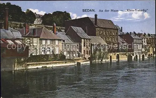 Sedan Ardennes An der Maas Klein Venedig Kat. Sedan