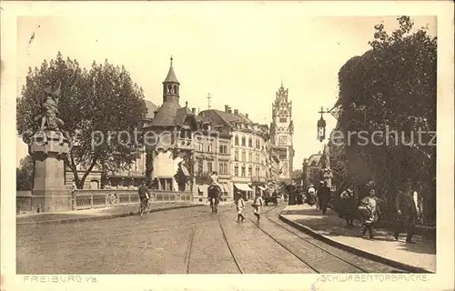 Freiburg Breisgau Schwabentorbruecke Kat. Freiburg im Breisgau