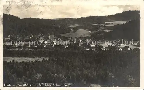 Hinterzarten Panorama Schwarzwald Kat. Hinterzarten