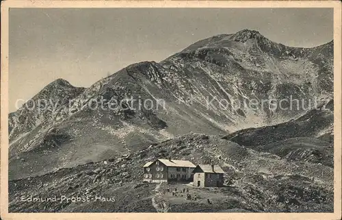 Oberstdorf Edmung Probst Haus Schutzhaus Nebelhorn Allgaeuer Alpen Kat. Oberstdorf