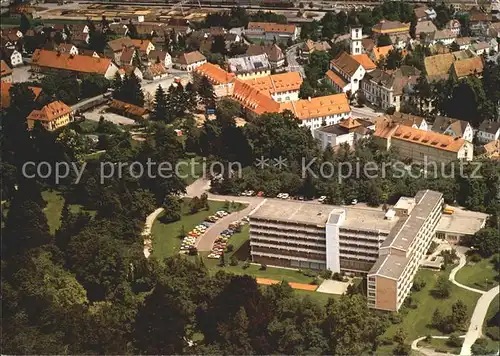 Aulendorf Parksanatorium Kneippkurort Fliegeraufnahme Kat. Aulendorf