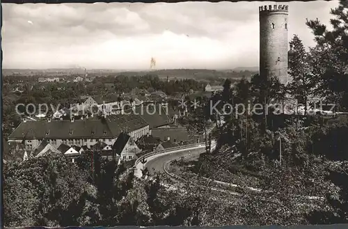 Landsberg Lech Jungfernsprung Turm Neue Bergstrasse Kat. Landsberg am Lech