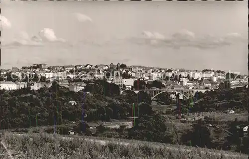 Pirmasens Panorama mit Hindenburgbruecke Kat. Pirmasens