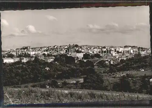 Pirmasens Panorama mit Hindenburgbruecke Kat. Pirmasens