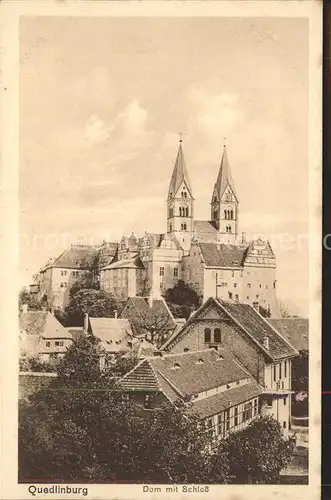 Quedlinburg Dom mit Schloss Kat. Quedlinburg