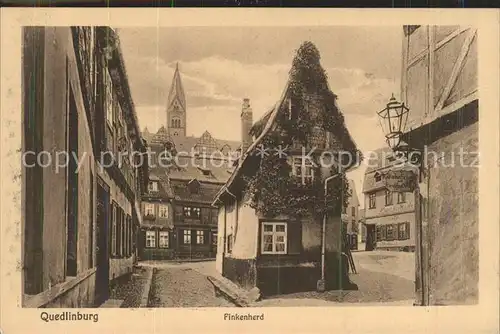 Quedlinburg Finkenberg Gebaeude Kat. Quedlinburg