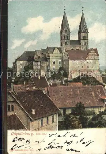 Quedlinburg Schloss und Schlosskirche Kat. Quedlinburg