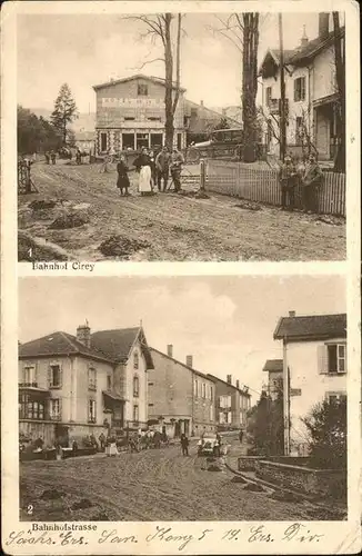 Cirey sur Vezouze Bahnhof Bahnhofstrasse  Kat. Cirey sur Vezouze