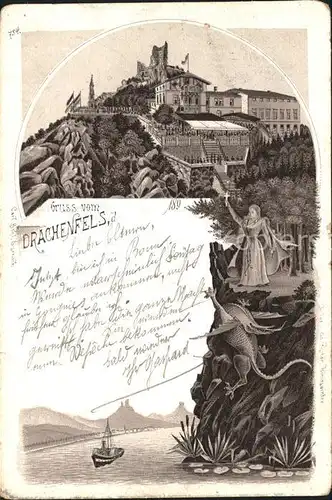 Drachenfels  / Koenigswinter /Rhein-Sieg-Kreis LKR