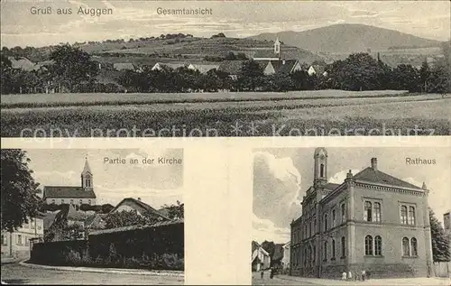 Auggen Kirche Rathaus / Auggen /Breisgau-Hochschwarzwald LKR