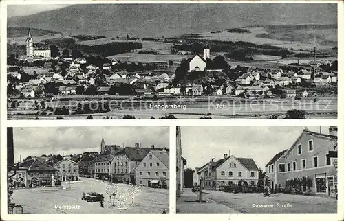 Hengersberg Marktplatz Passauer Strasse / Hengersberg /Deggendorf LKR