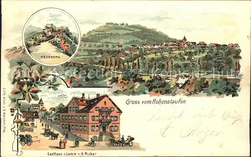 Hohenstaufen Gasthaus zum Lamm, Rechberg / Goeppingen /Goeppingen LKR