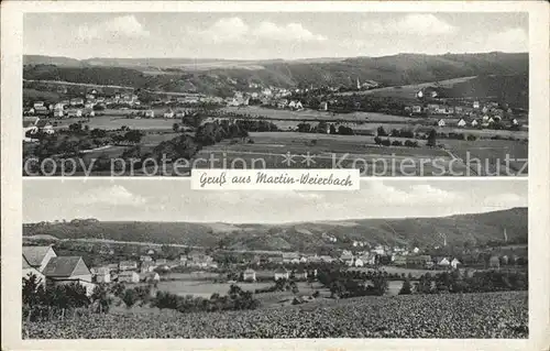 Weierbach Idar-Oberstein Martin-Weierbach Bahnpost-Stempel / Idar-Oberstein /Birkenfeld LKR