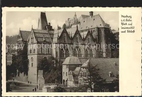 Marburg Lahn Universitaet Schloss Kat. Marburg