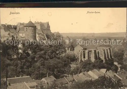 Bautzen Nicolai Ruine Kat. Bautzen