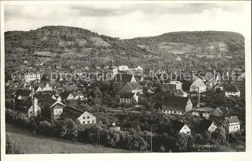 Kuenzelsau Fliegeraufnahme Kat. Kuenzelsau