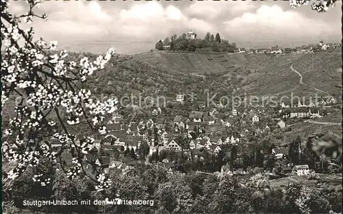 Uhlbach Stuttgart Wuerttemberg Fliegeraufnahme Kat. Stuttgart