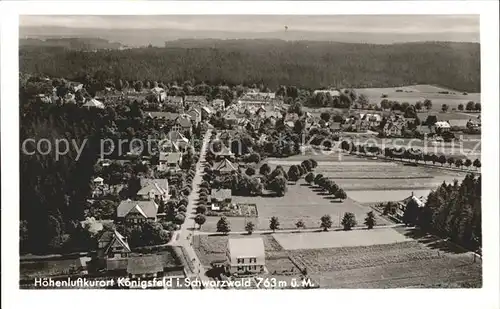 Koenigsfeld Schwarzwald Fliegeraufnahme Kat. Koenigsfeld im Schwarzwald