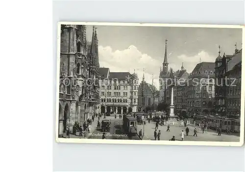 Muenchen Marienplatz Kat. Muenchen