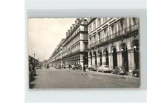 Paris La Rue de Rivoli Kat. Paris