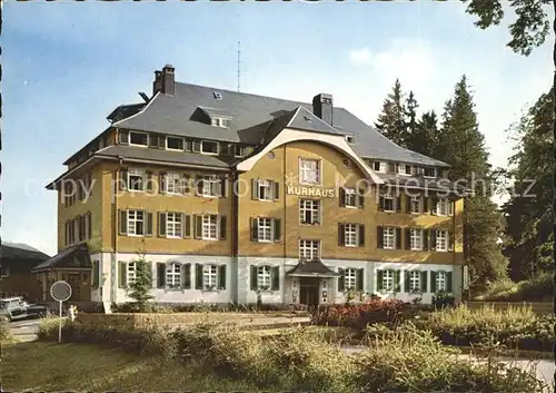 Hoechenschwand Hotel Kurhaus Hoechenschwand  Kat. Hoechenschwand