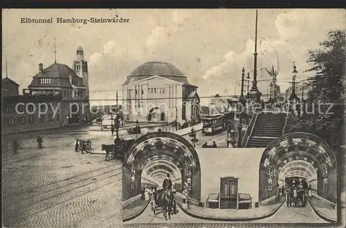 Hamburg Steinwaerder Elbtunnel Kat. Hamburg