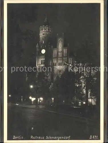 Berlin Rathaus Schmargendorf Kat. Berlin