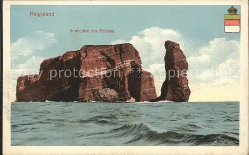 Helgoland Nordspitze des Felsens / Helgoland /Pinneberg LKR