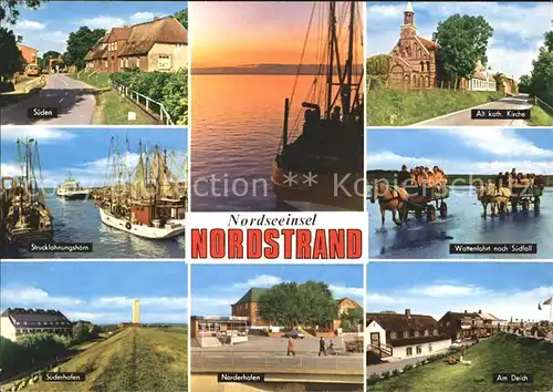 Nordstrand Wattenfahrt Am Deich Norderhofen Kat. Nordstrand